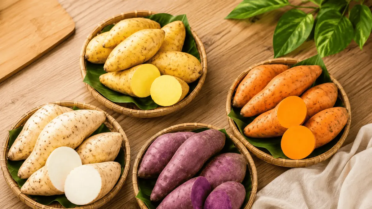 Ubi memiliki beberapa macam warna, ternyata bukan hanya sekedar tampilan namun juga berbeda warna berbeda manfaatnya. Simak Ulasannya berikut ini
