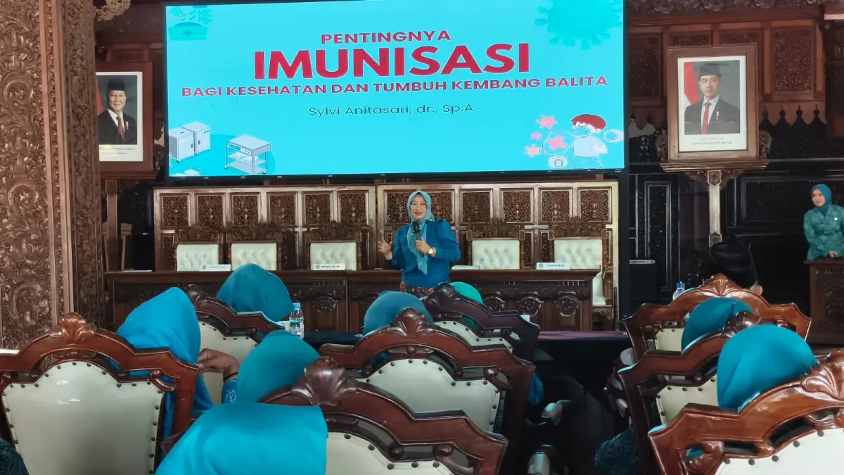 MOTIVASI: TP PKK Jepara memperkuat 160 kader untuk mendukung program kejar imunisasi balita dan meningkatkan cakupan vaksinasi di Jepara.