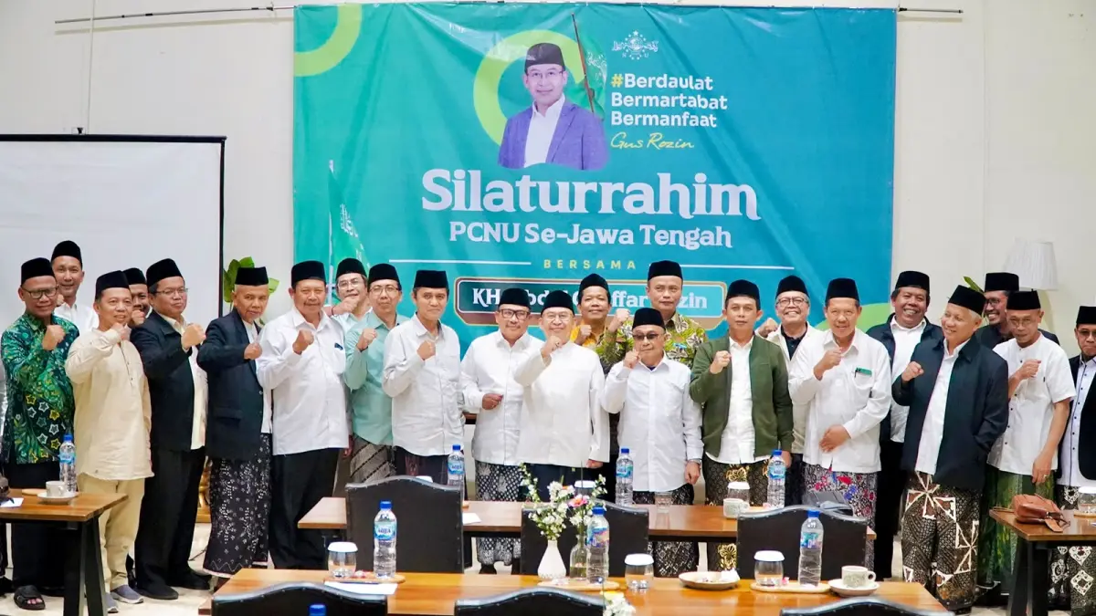 SILATURAHIM: Sejumlah PCNU Jateng Nyatakan Dukungan untuk Gus Rozin Maju Ketum PBNU.