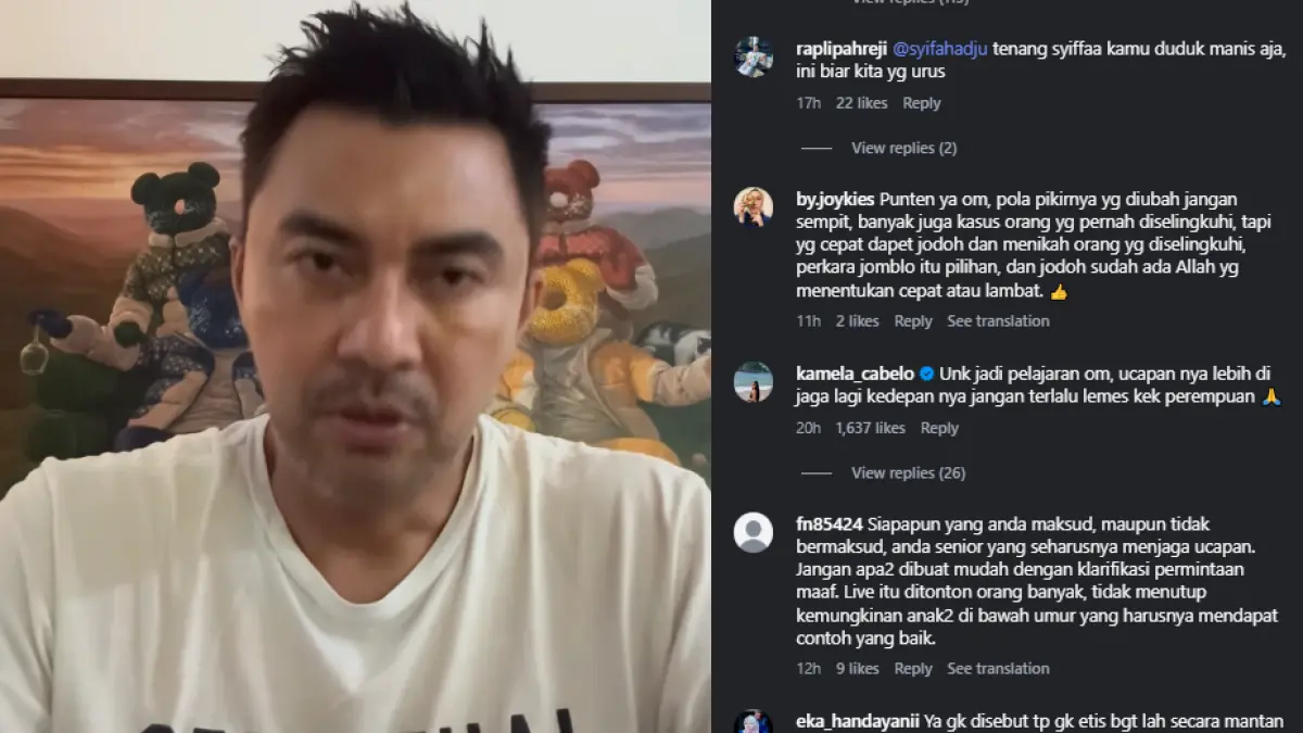 Ucapan di Live Instagram Jadi Polemik, Anjasmara Sampaikan Permintaan Maaf dan Beri Klarifikasi.