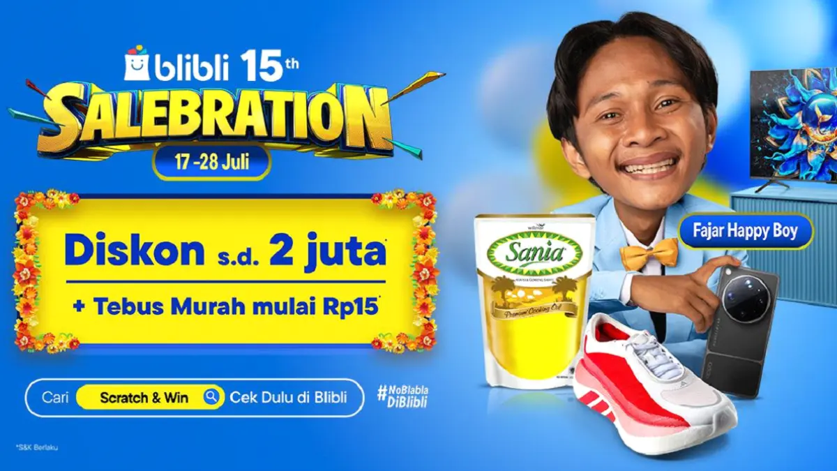 Promo Salebration Blibli 15th.