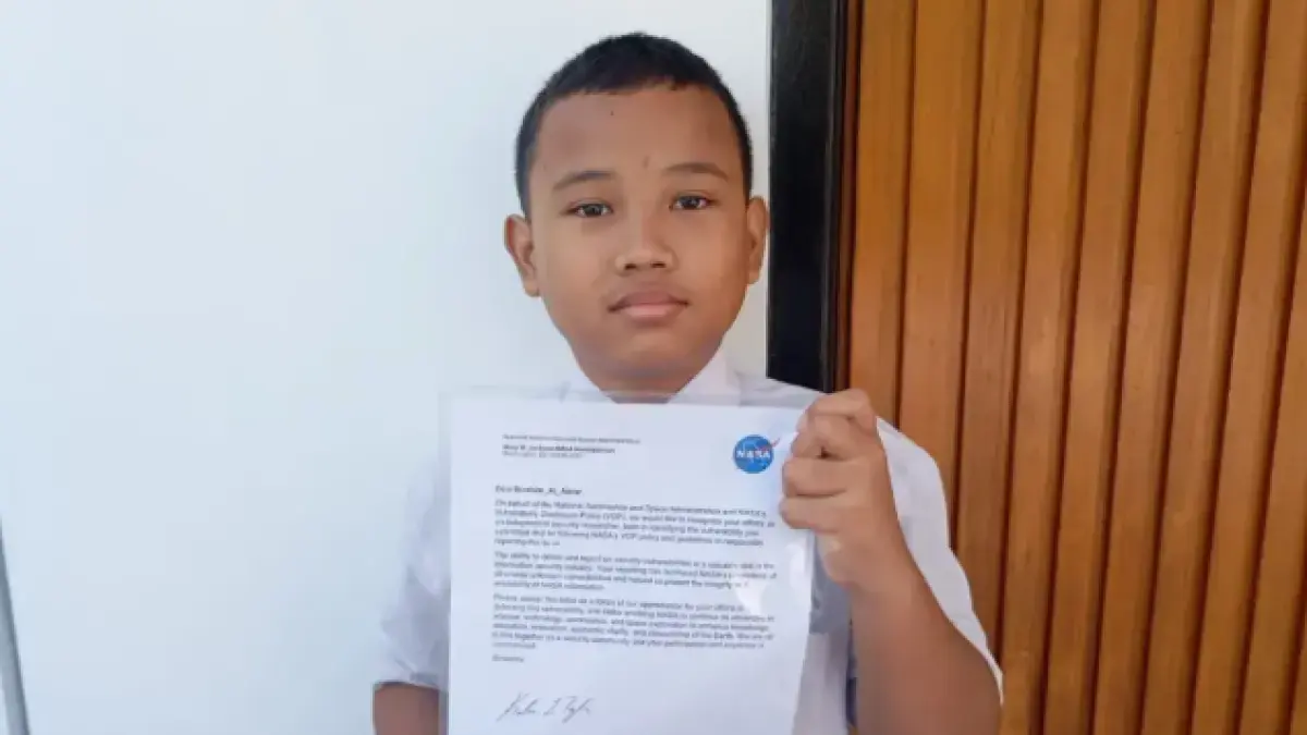 Siswa SD Asal Boyolali Raih Pengakuan NASA Usai Temukan Celah Keamanan Sistem.