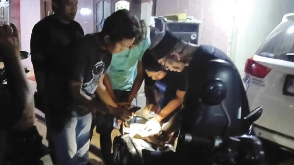 DIRINGKUS: Polisi berhasil mengamankan seorang residivis yang melakukan tindakan pencurian sepeda&nbsp;motor di lima kabupaten. (POLRES KUDUS UNTUK RADAR KUDUS)