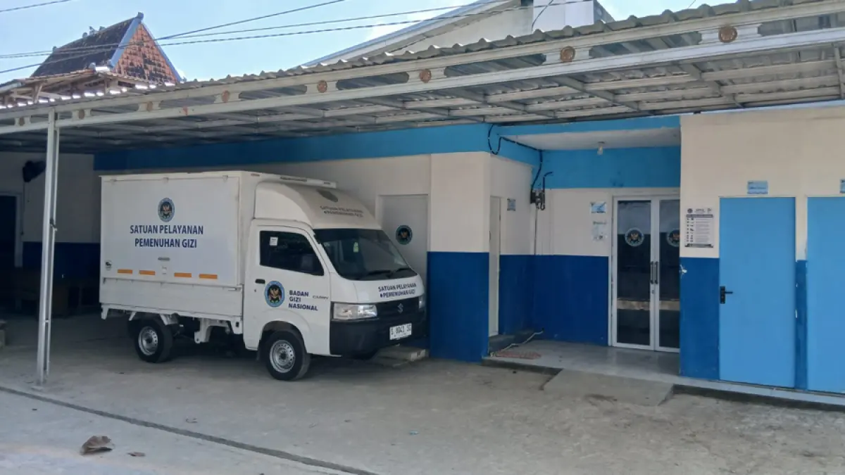 SEPI: Dapur SPPG Muraharjo, Kecamatan Kunduran tampak lengang. (EKO SANTOSO/RADAR KUDUS)