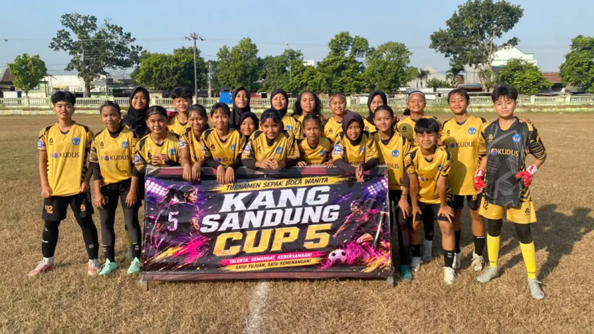 SIAP BERLAGA: Tim Spegaku Sabalistha mengikuti kompetisi Sandung Cup. (PANITIA UNTUK RADAR KUDUS)