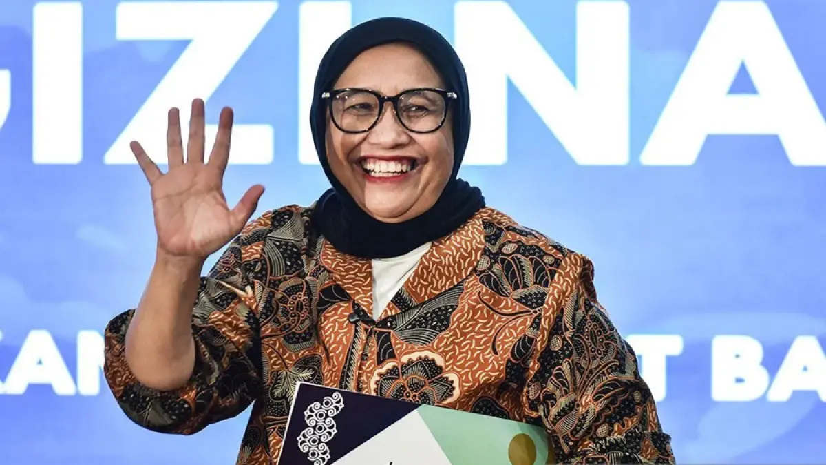 Kepala Badan Gizi Nasional Nanik S Deyang. (ANTARA FOTO/Fakhri Hermansyah/sgd/aa).