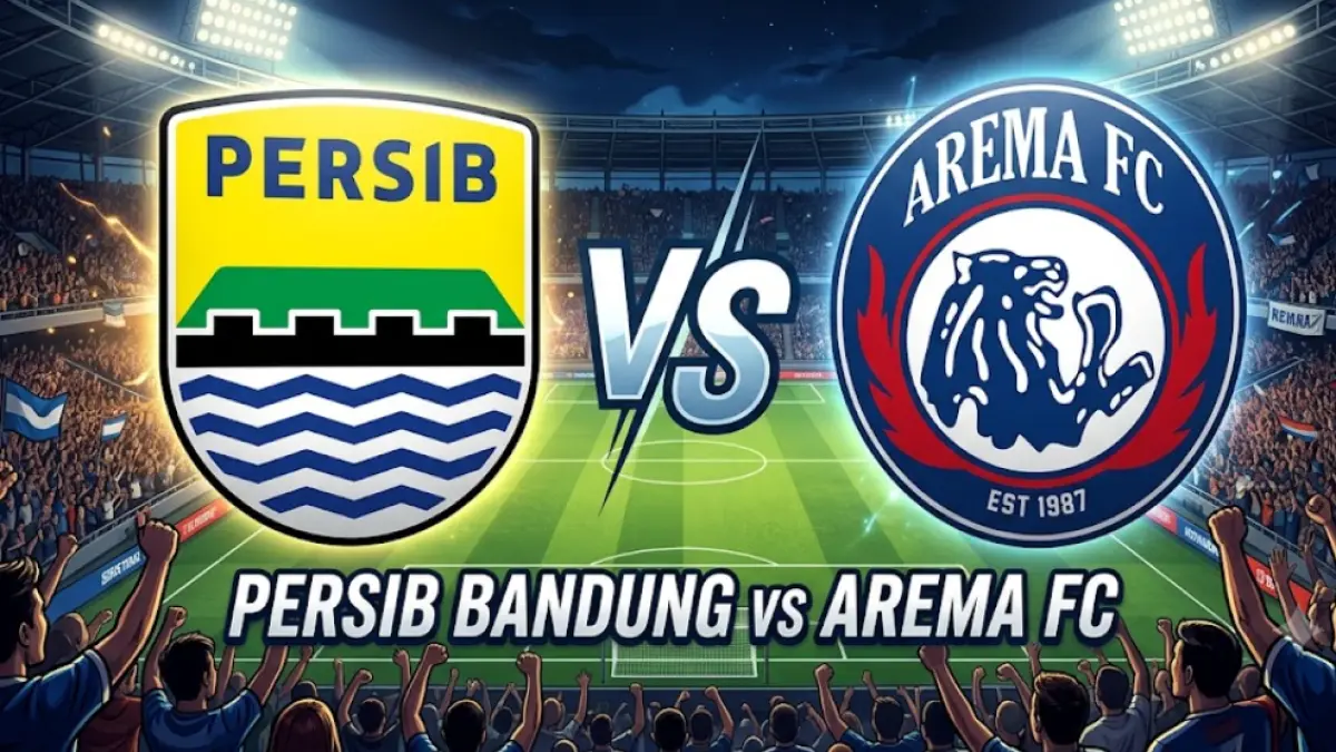 Persib Bandung vs Arema FC di piala presiden elite 2026.