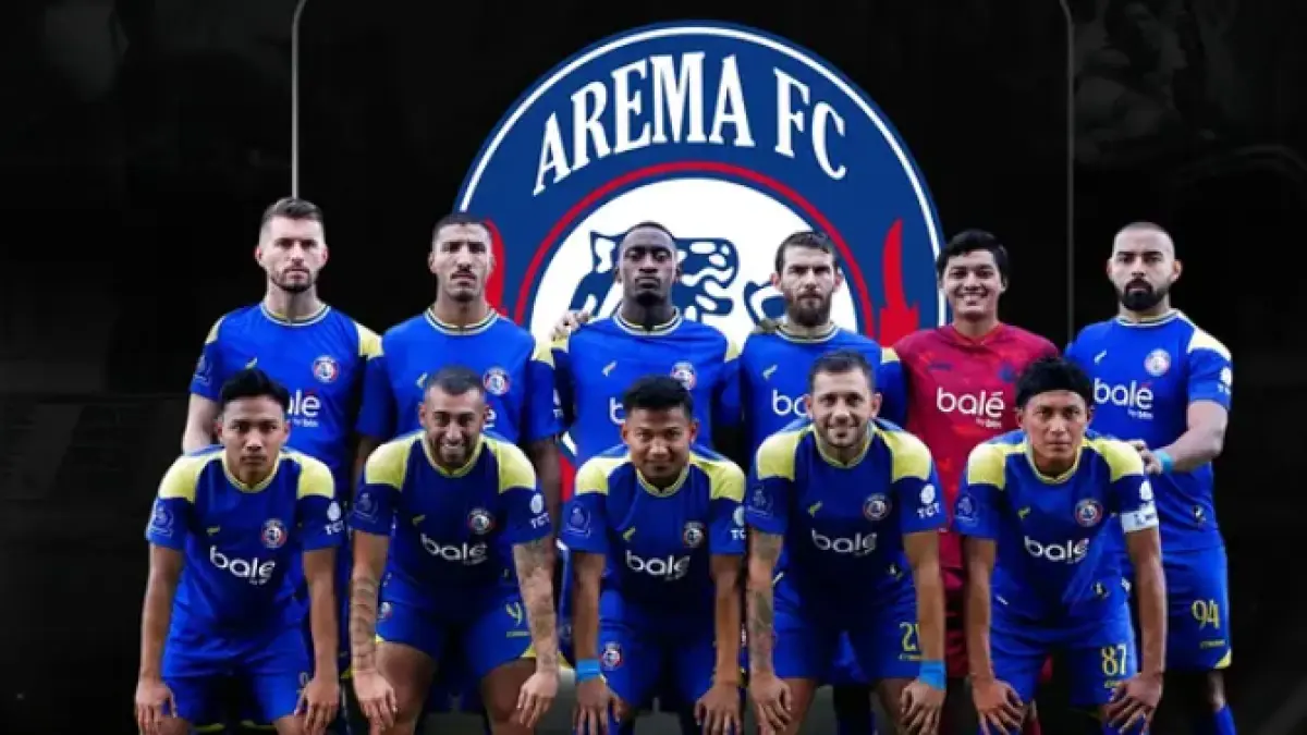 Squad Arema FC yang akan berlaga di piala presiden elite 2026.