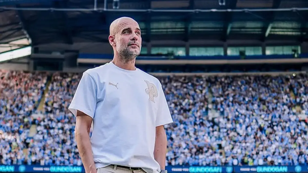 Pep Guardiola tolak tawaran FIGC latih timnas Italia. (Instagram @mancity)