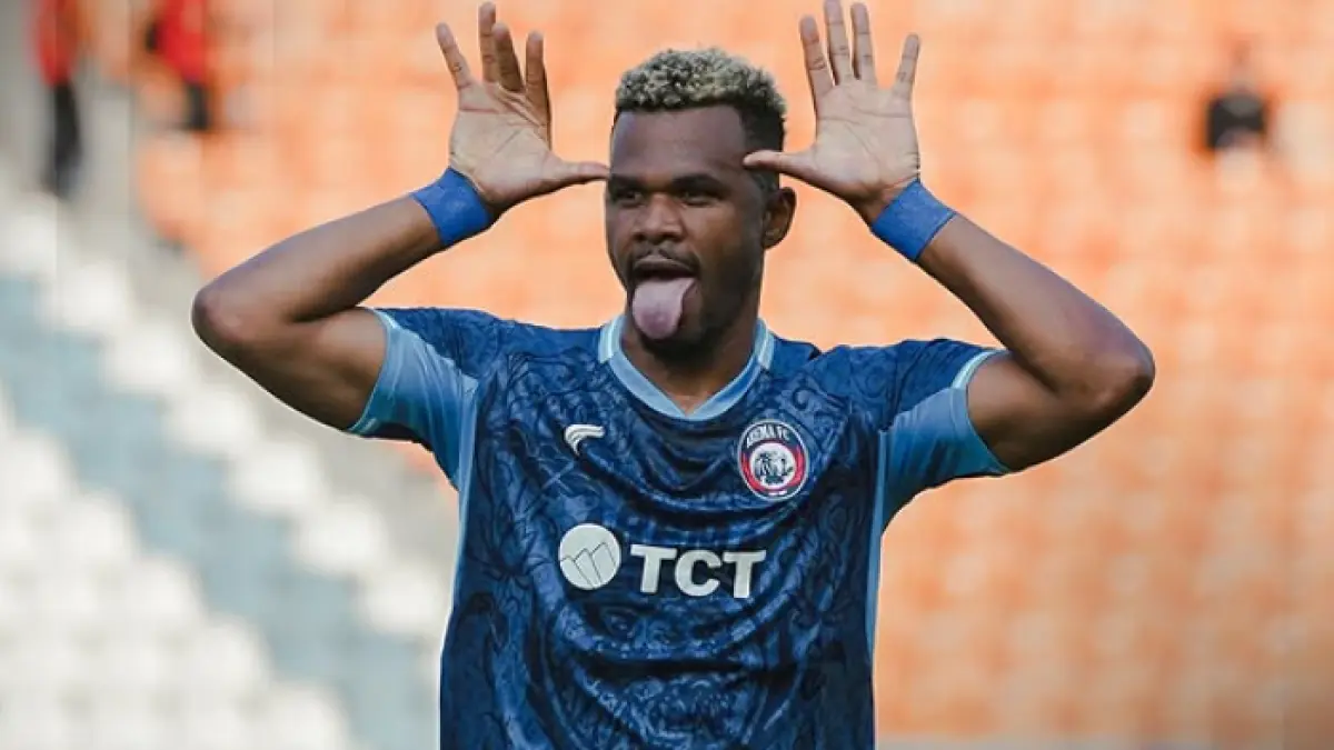 Gustavo Henrique, pemain Arema FC.
