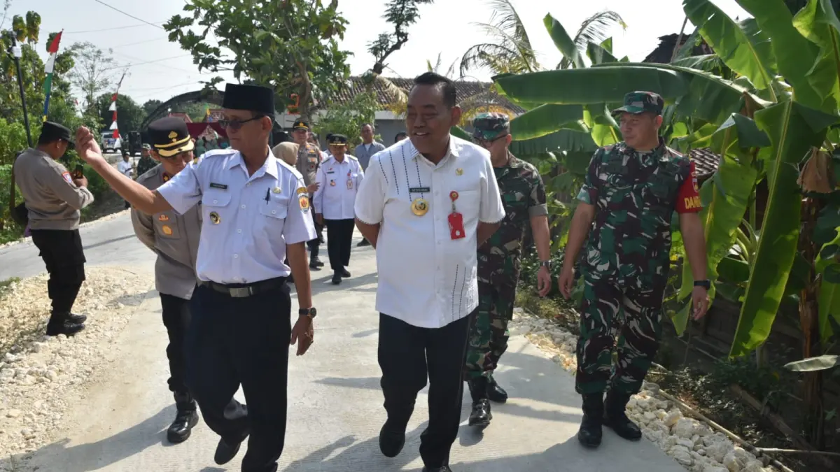 DITUTUP: KBM Tahap IX di Desa Genengadal Kecamatan Toroh resmi ditutup.