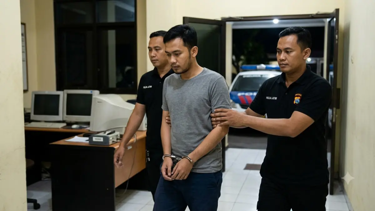 Ilustrasi hacker bikin resah masyarakat berhasil dibekuk polisi (ai)