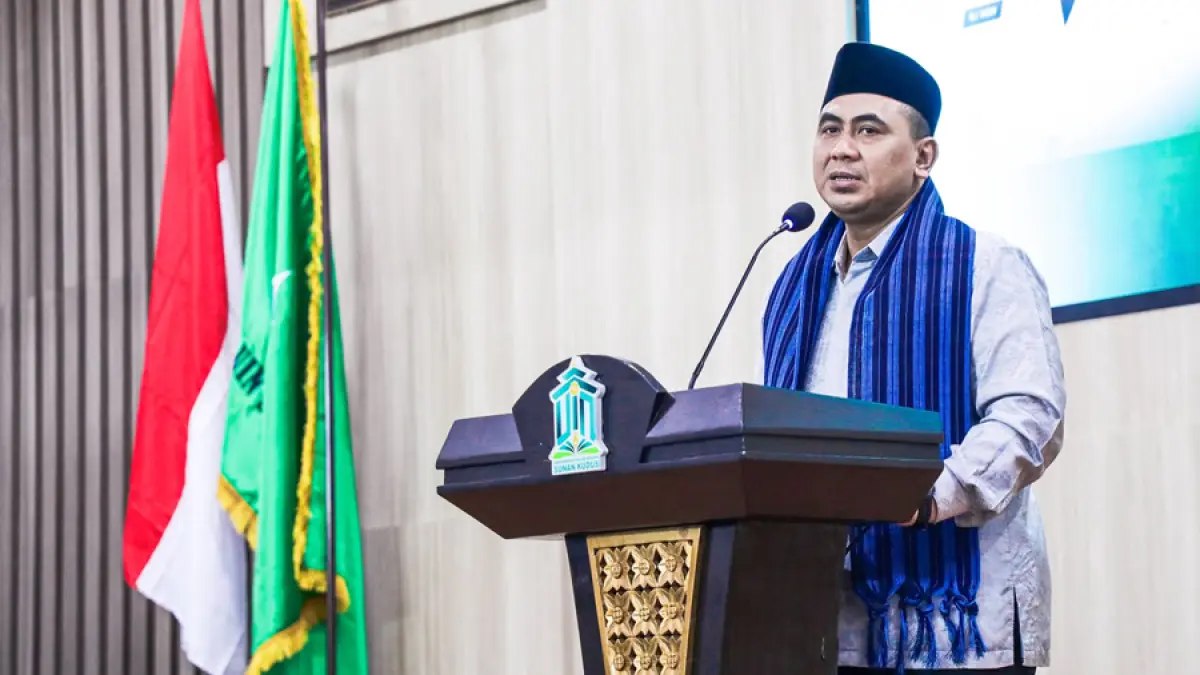 Wagub Jateng, Taj Yasin, saat acara Peringatan Dies Natalis ke-60 Universitas Islam Negeri (UIN) &nbsp;Sunan Kudus, Selasa (4/82026)