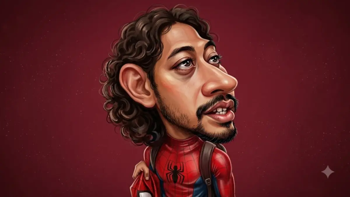 Ilustrasi karikatur yang dihasilkan oleh AI. (Gemini AI)