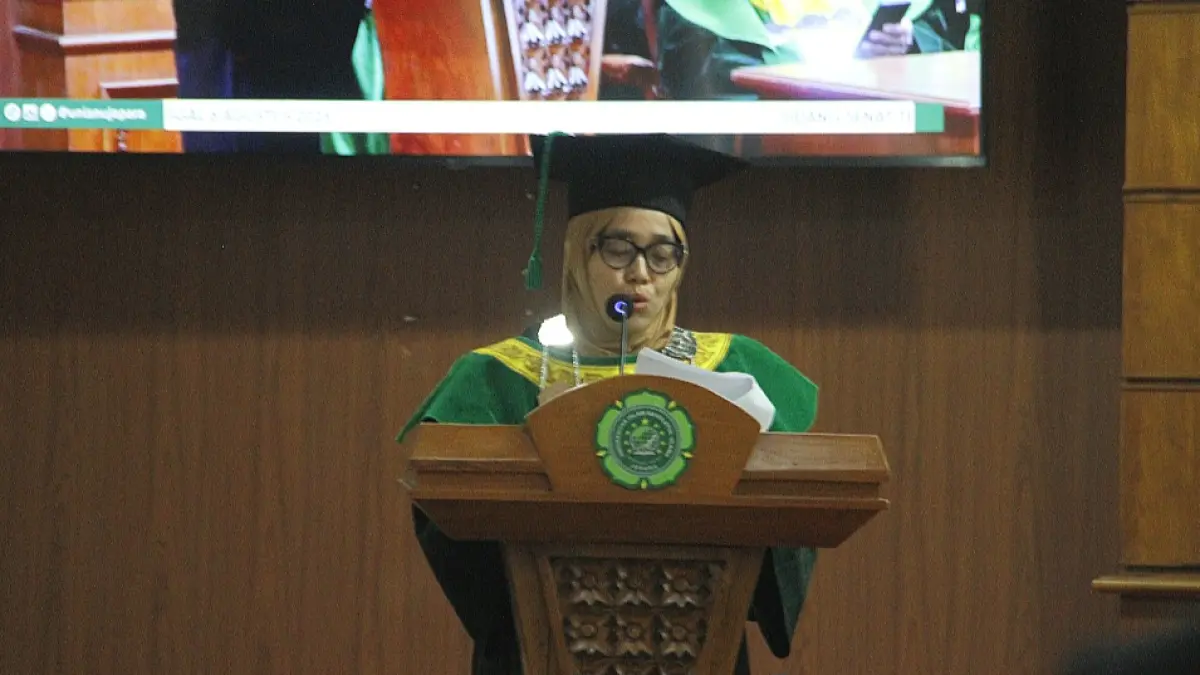 Akademisi Universitas Islam Nahdlatul Ulama (Unisnu) Jepara Dr. Mayadina Rohmi Musfiroh, S.H.I., M.A.&nbsp;(FIKRI THOHARUDIN/RADAR KUDUS)