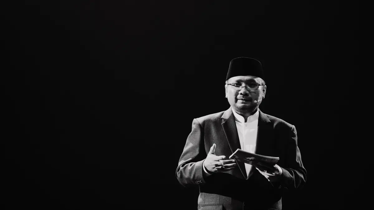 DUKUNG: Dukungan terhadap Yaqut Cholil Qoumas atau Gus Yaqut menguat menjelang sidang perdana perkara dugaan korupsi pengelolaan kuota haji. 