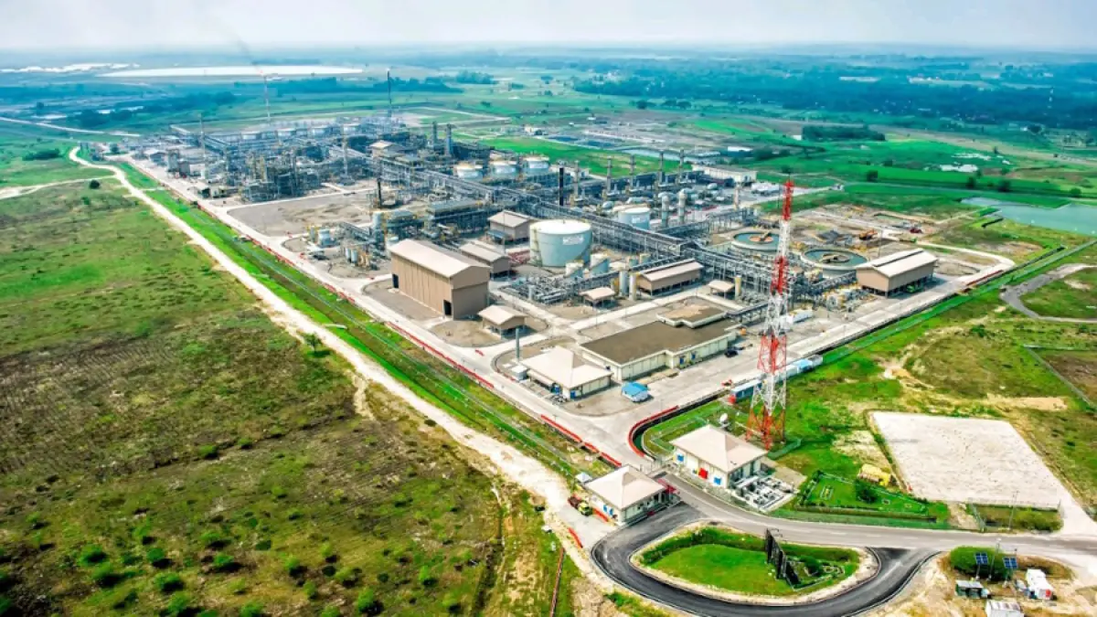 LUAS: Salah satu lapangan minyak di Blok Cepu yang ExxonMobil Cepu Limited (ECL) dan BPH turut memiliki saham melalui Participacing Interest (PI). (BPH UNTUK RADAR KUDUS)