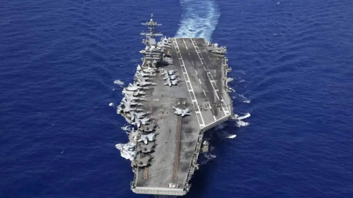 Ilustrasi kapal induk USS Abraham Lincoln. (Navy Times)