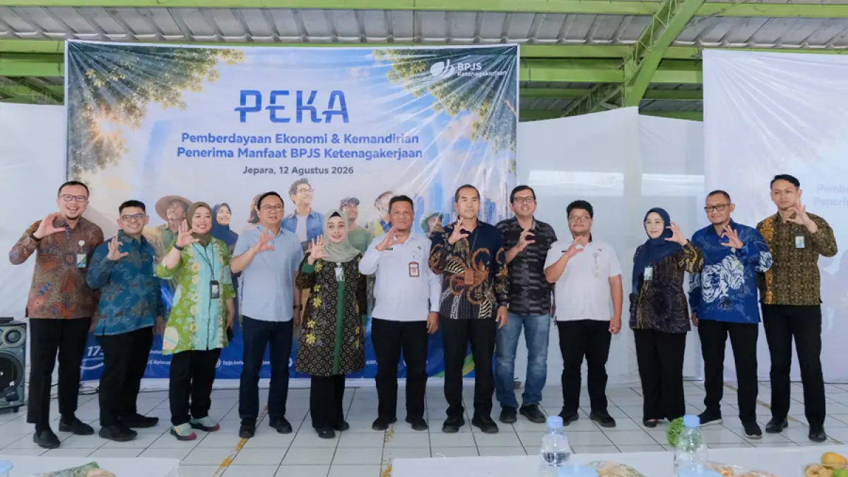 BPJS Ketenagakerjaan bekali 200 lebih peserta keterampilan keuangan hingga AI lewat program PEKA di Jepara.