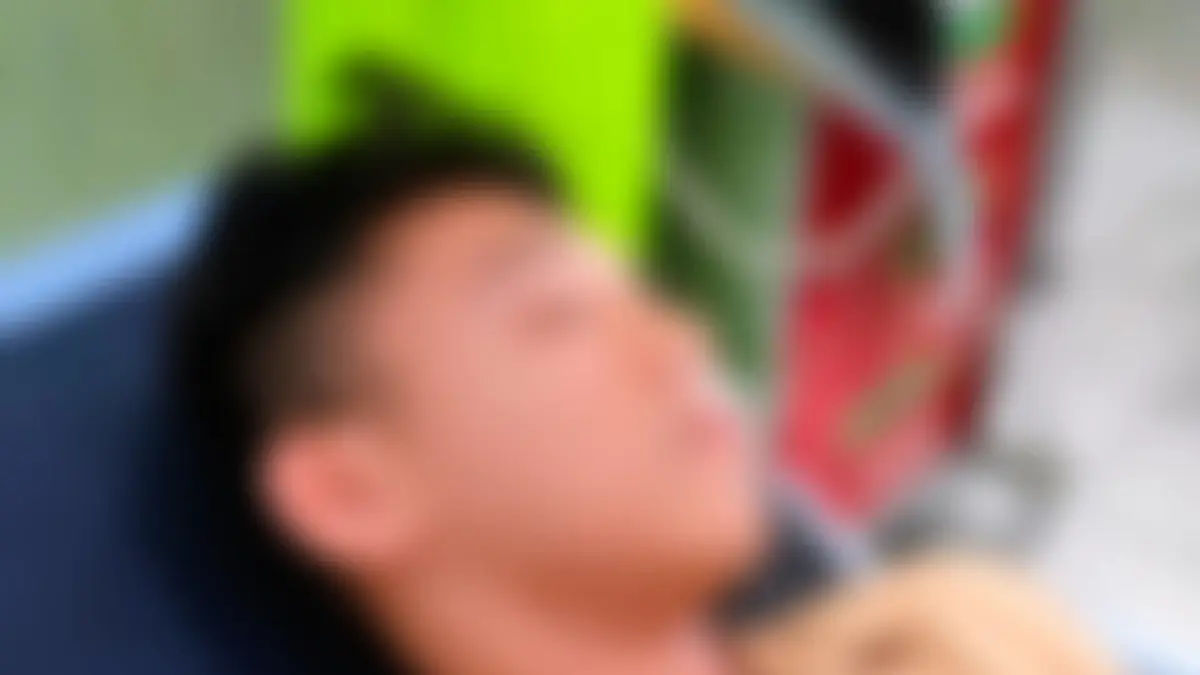 PARAH: Siswa SMPN 1 Blora yang jadi korban perundungan saat mendapat perawatan di rumah sakit. 