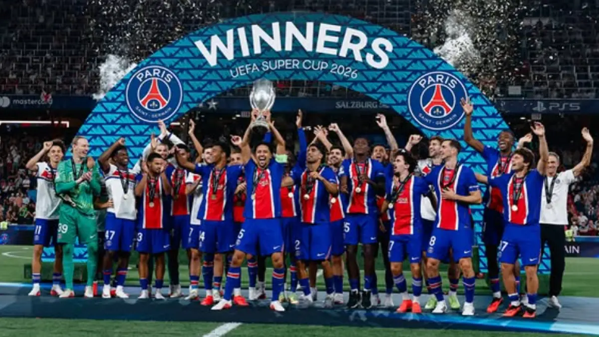 PSG Jadi Klub Ketiga yang Pertahankan Piala Super Eropa.
