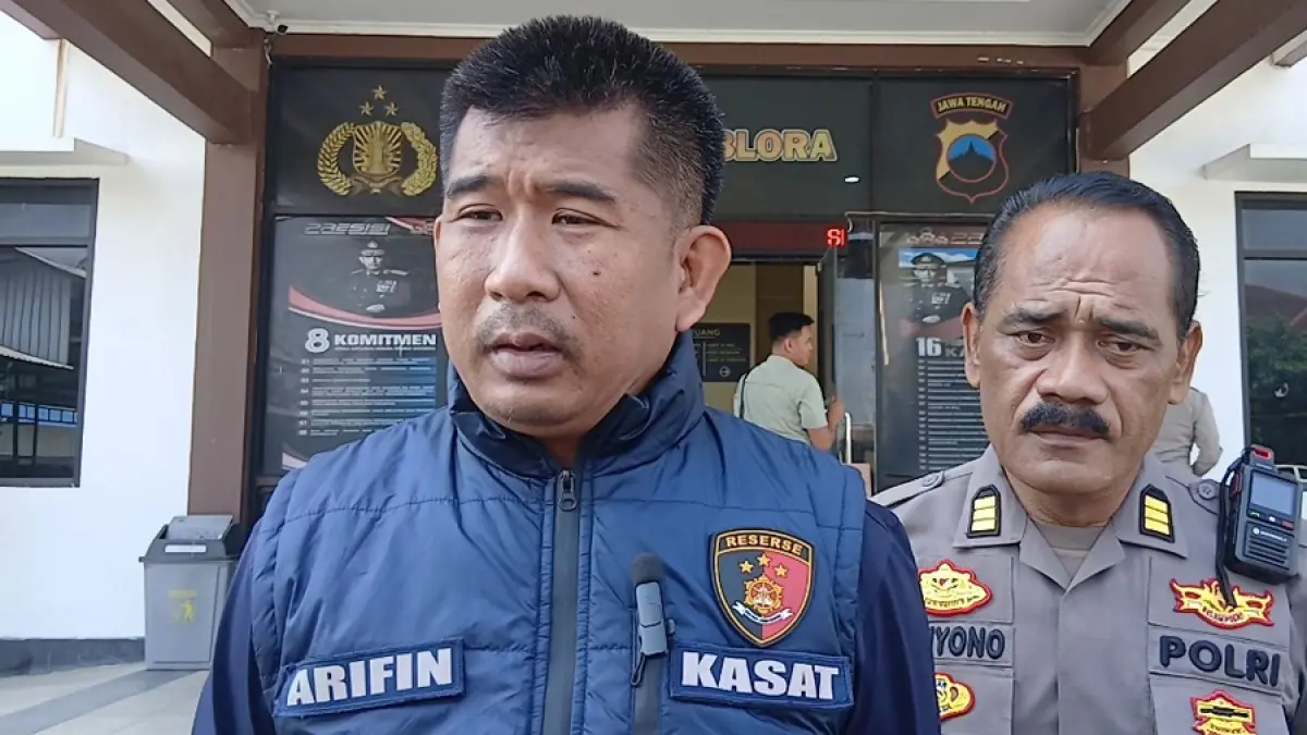Kasatreskrim Polres Blora AKP Zaenul Arifin (EKO SANTOSO/RADAR KUDUS )