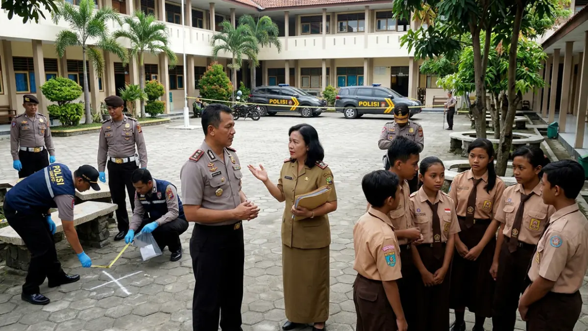 Ilustrasi kasus dugaan perundungan di sekolah (ai)