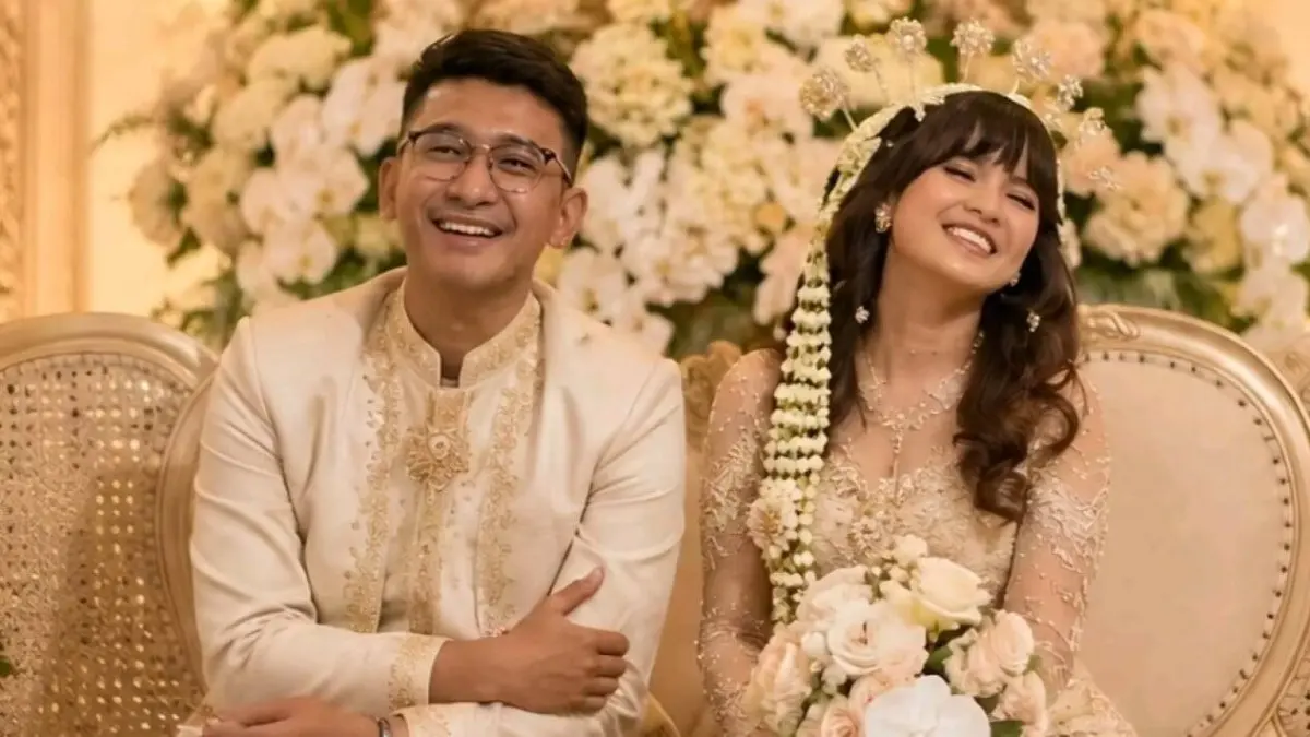 Chika Jessica dan Ruben Onsu Jadi Pengantin di Foto AI.