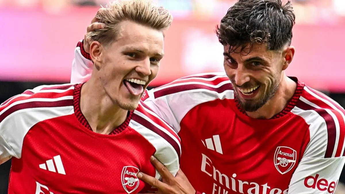 Martin Odegard dan KAI Havertz.