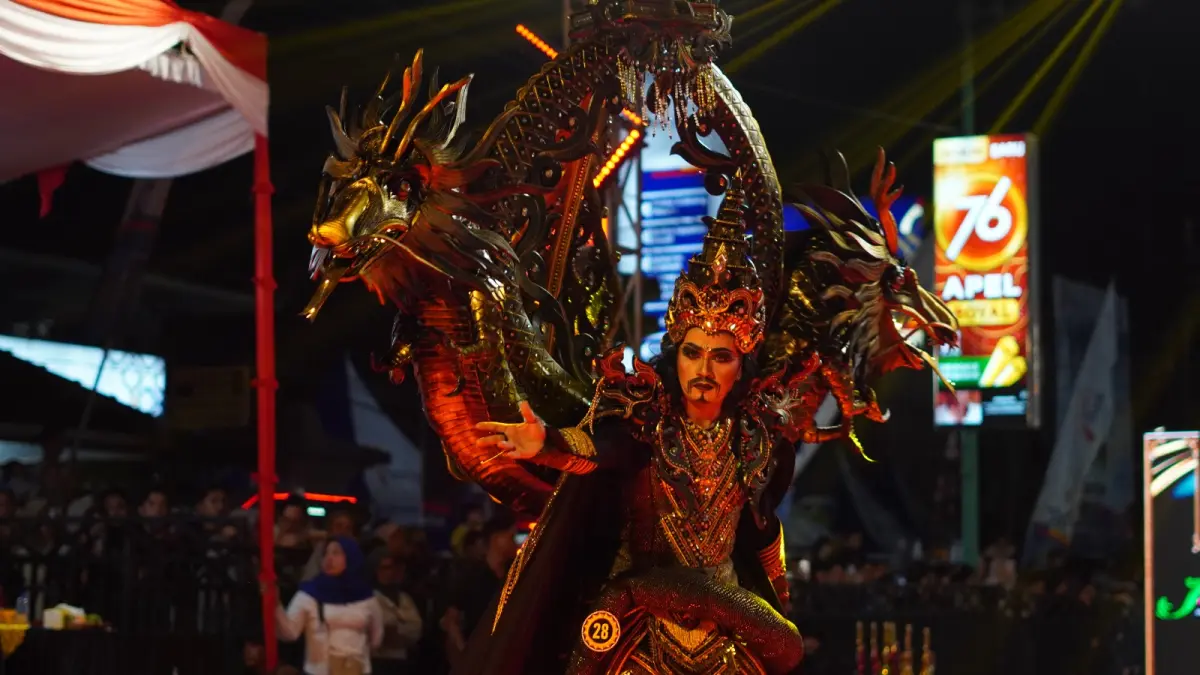 MEMUKAU: JARC 2026 di Jepara meriah dengan 62 peserta menampilkan kreasi busana bernuansa budaya.