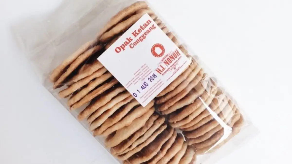 Produk opak ketan Conggeang.