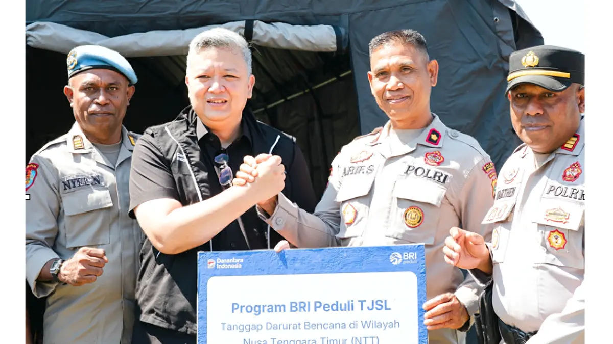BRI Perkuat Tanggap Bencana Gempa Flores, Dirikan 3 Posko dan 1 Dapur Umum.
