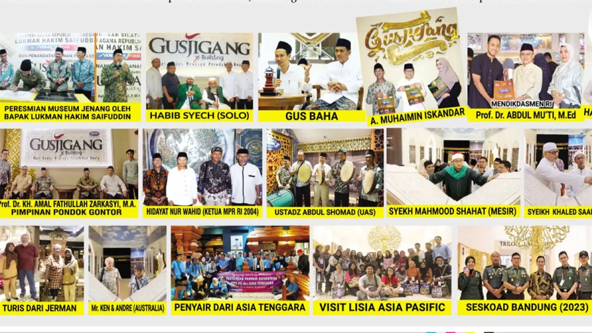 Museum Jenang dan Gusjigang Mubarok mendapat perhatian dan apresiasi dari berbagai kalangan.