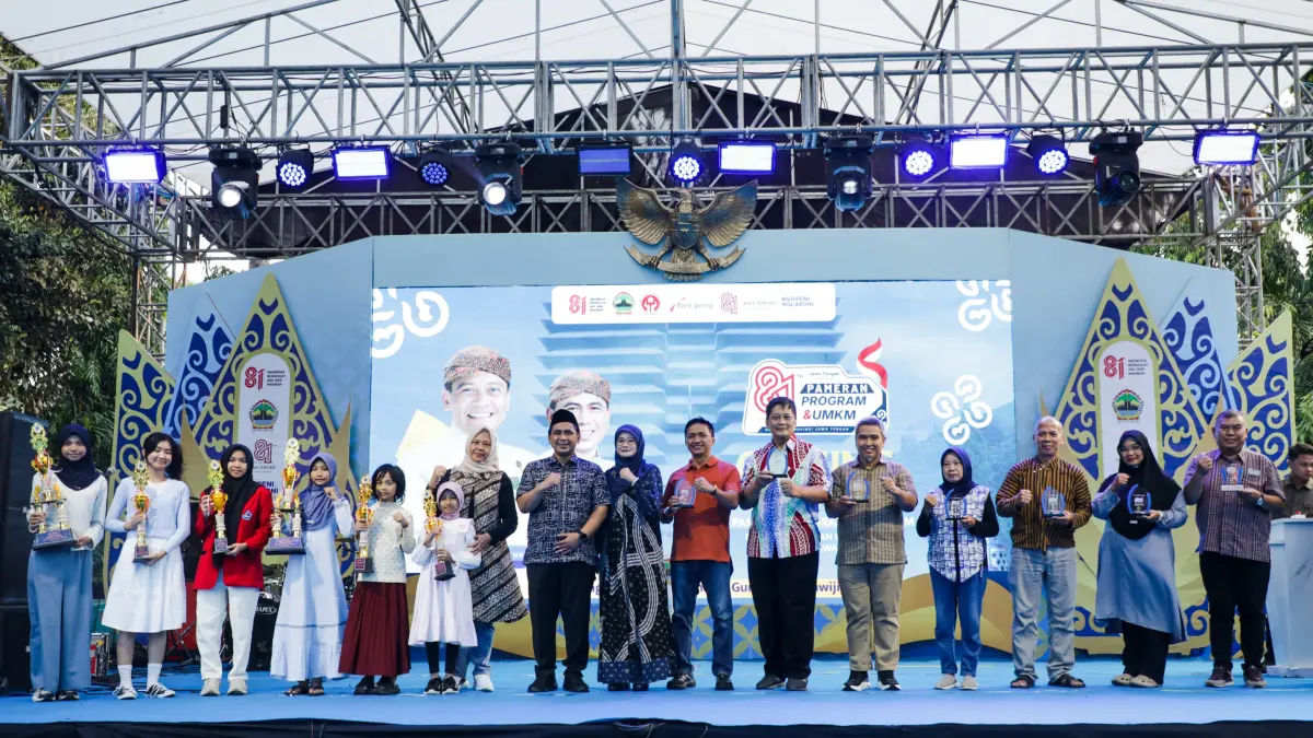 Pameran UMKM dalam rangka Hari Jadi ke-81 Provinsi Jawa Tengah mencatatkan capaian positif. Selama tiga hari pelaksanaan, 20-22 Agustus 2026, pameran tersebut dikunjungi 15.159 orang dengan nilai transaksi mencapai Rp1,165 miliar.