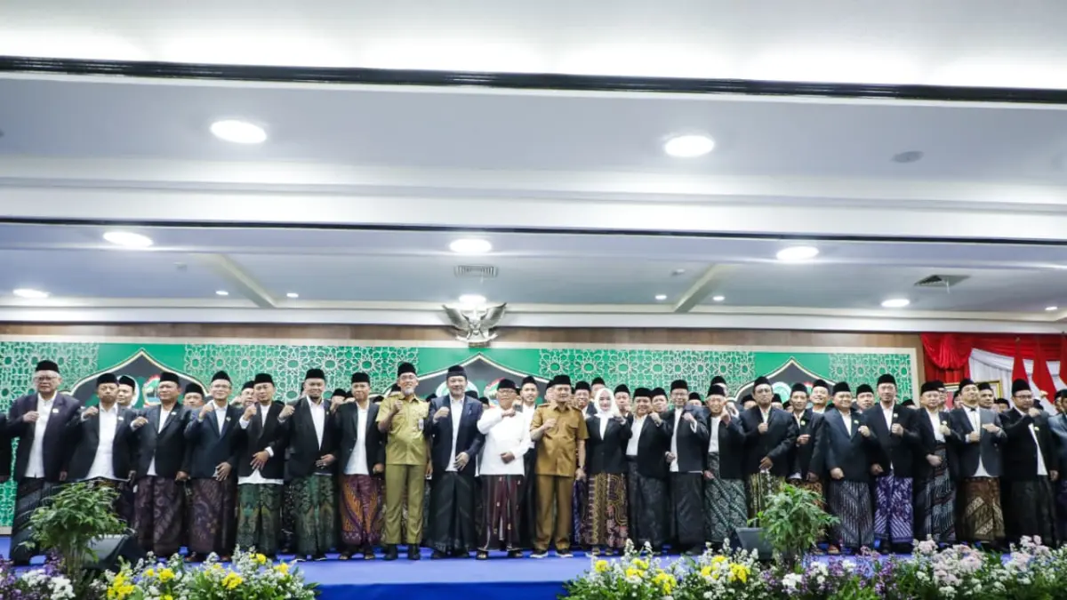 SINERGI: Gubernur Jawa Tengah, &nbsp;Ahmad Luthfi, berama pengurus Majelis Ulama Indonesia (MUI) Provinsi Jawa Tengah masa khidmat 2026-2031 di Gedung Gradhika Bhakti Praja, Semarang Senin, 24 Agustus 2026.