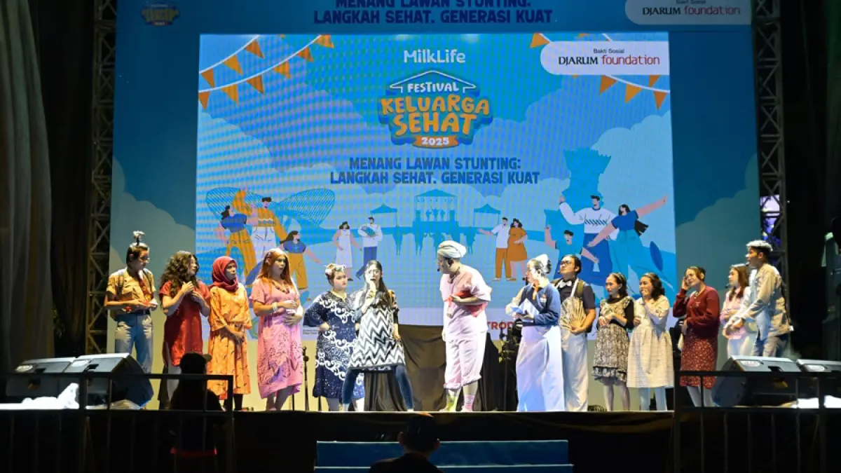 Milklife Festival Keluarga Sehat 2026 bakal digelar di Alun-alun Simpang Tujuh Kudus pada 29 dan 30 Agustus.