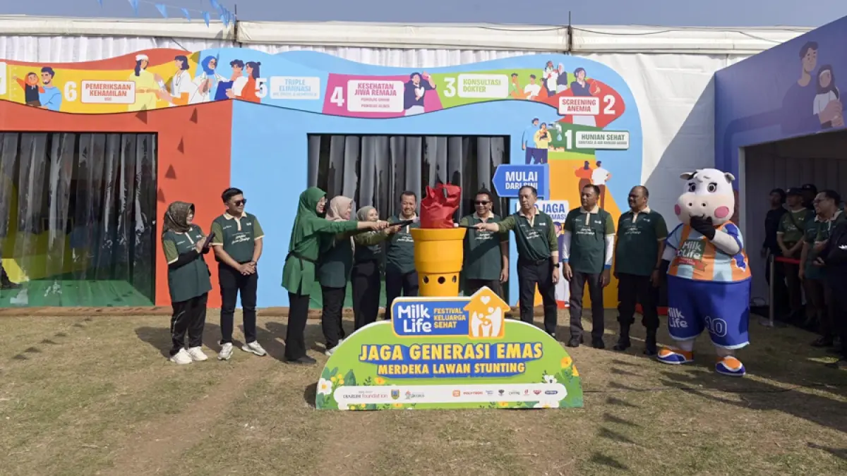 Milklife Festival Keluarga Sehat 2026 digelar di Alun-alun Simpang Tujuh Kudus pada 29 dan 30 Agustus.