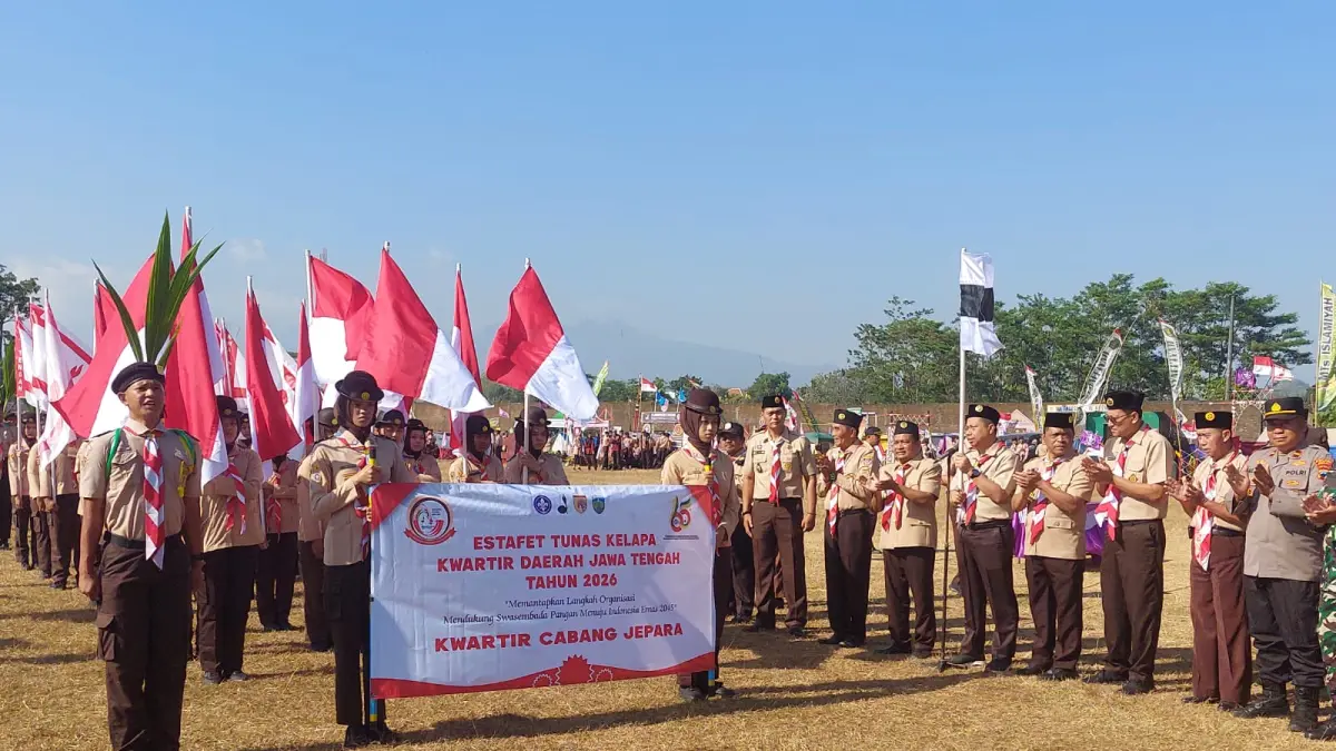 START: Estafet Tunas Kelapa 2026 Jepara dimulai dari Donorojo dan menempuh rute 15 kecamatan selama tiga hari hingga Nalumsari.
