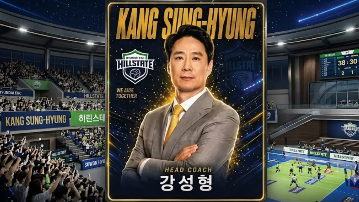 kang Sung-Hyung, pelatih Hyundai Hillstate.