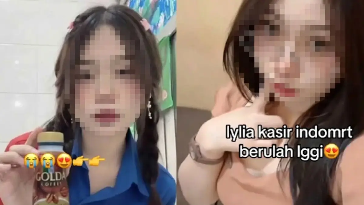 Foto klaim video 7 menit Kasir minimarket yang beredar.
