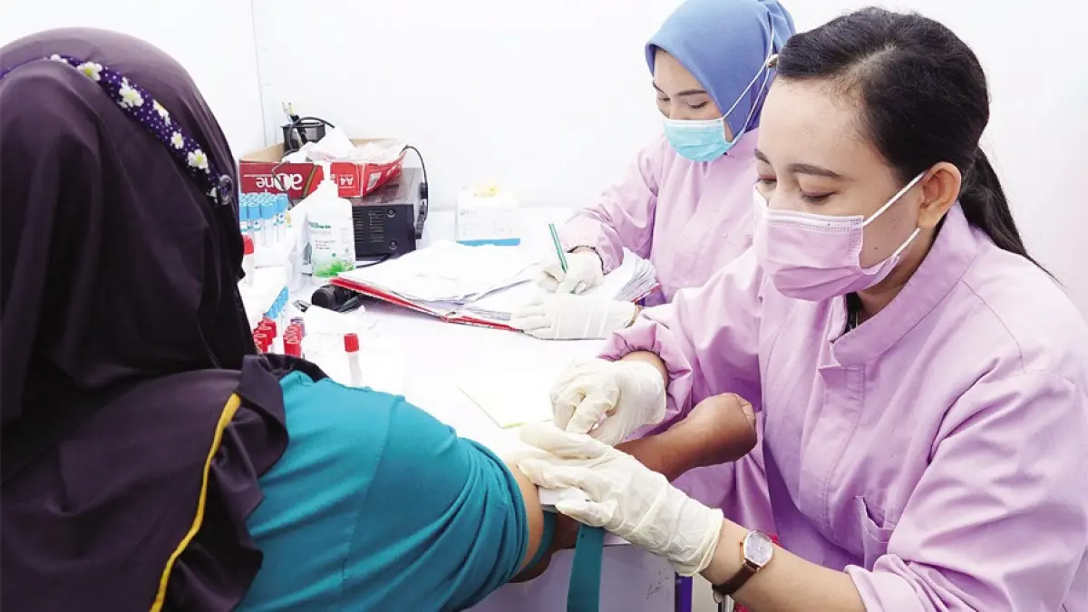 LABORAT: RSUD dr Loekmonohadi memberikan diskon layanan laborat untuk mendukung Great Sale 2026. (RSUD DR. LOEKMONO HADI KUDUS UNTUK RADAR KUDUS)