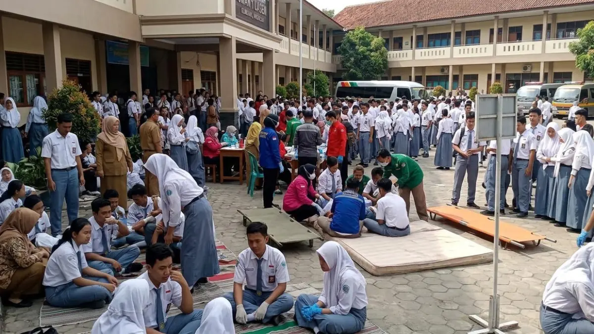 Ilustrasi dugaan keracunan MBG di sekolah (Ist)