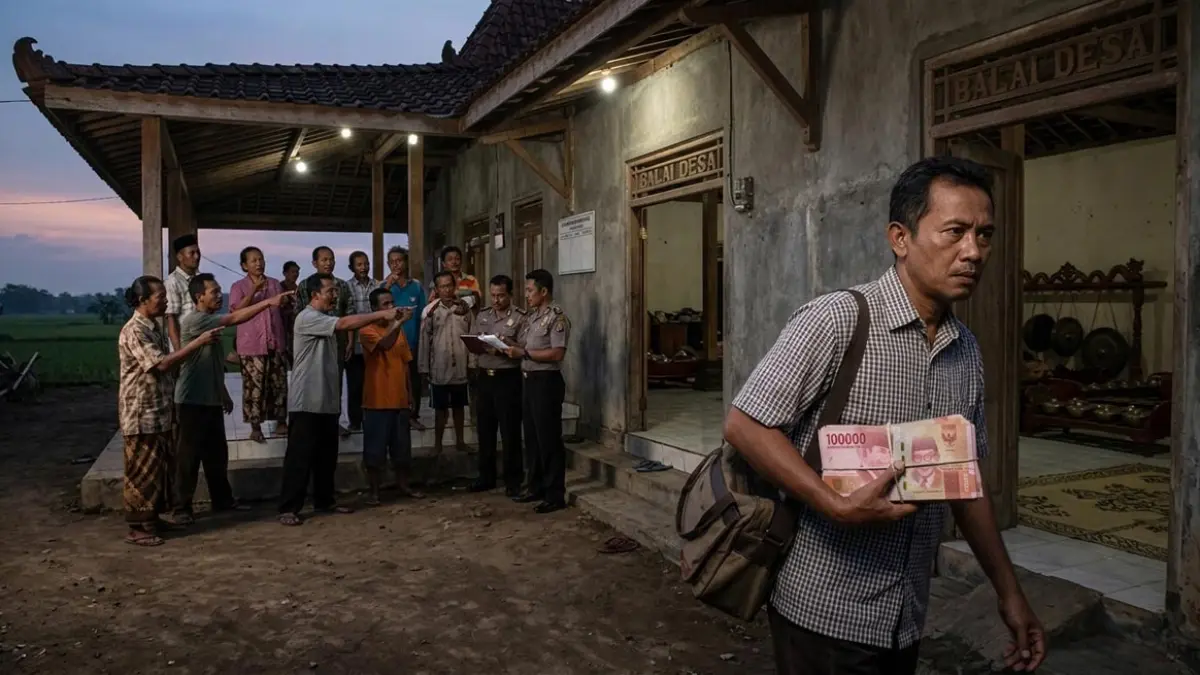 Ilustrasi dugaan penyelewengan dana desa (ist)
