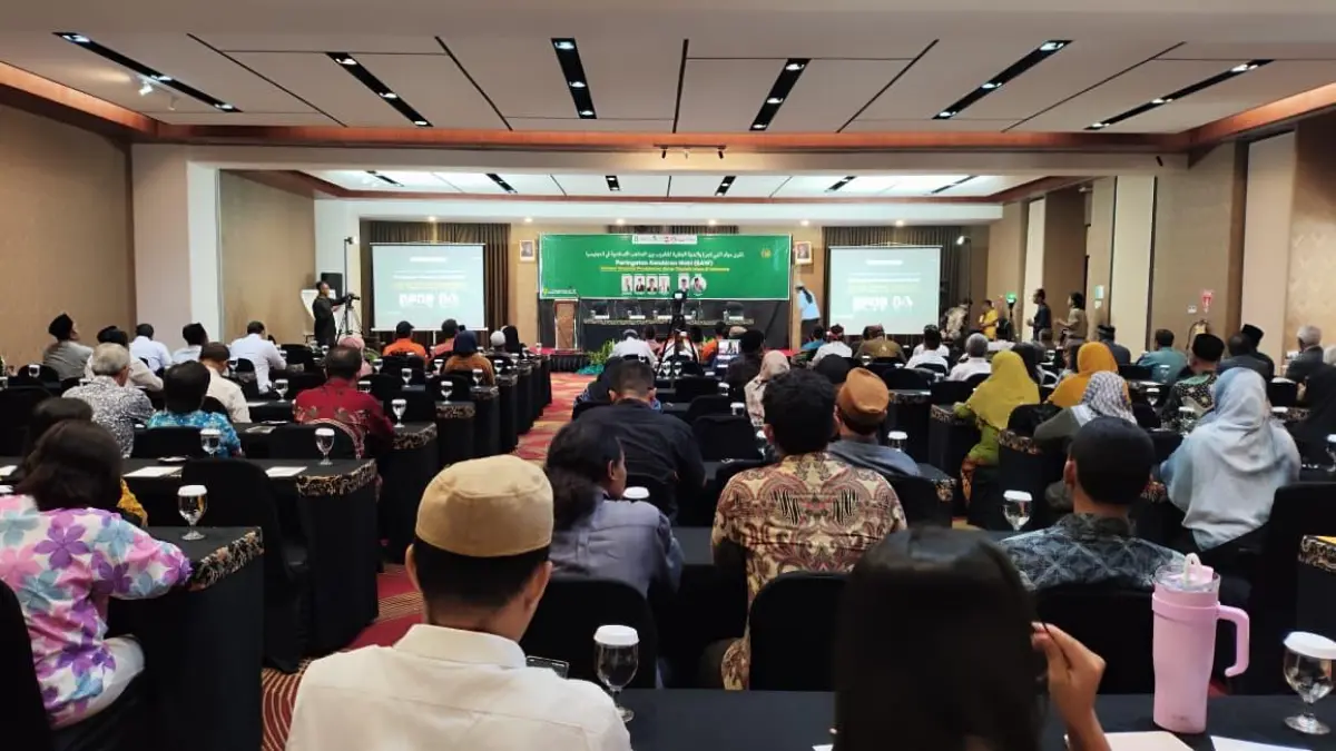 KHIDMAT: Peringatan Maulid Nabi Muhammad SAW diisi dengan diskusi lintas agama, Sabtu (5/9).