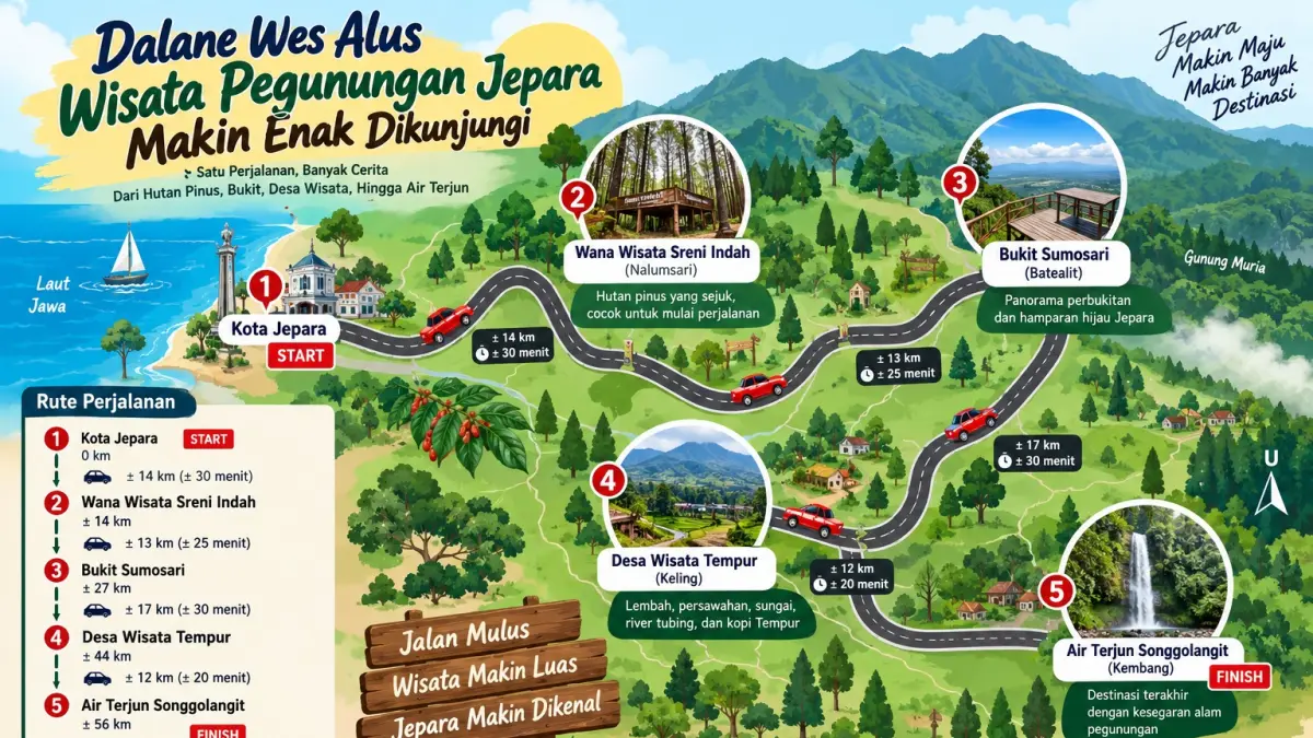 Destinasi wisata Jepara yang bisa dikunjungi.