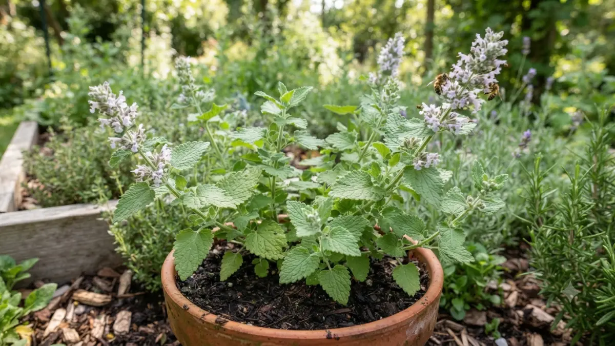 Tanaman catnip.