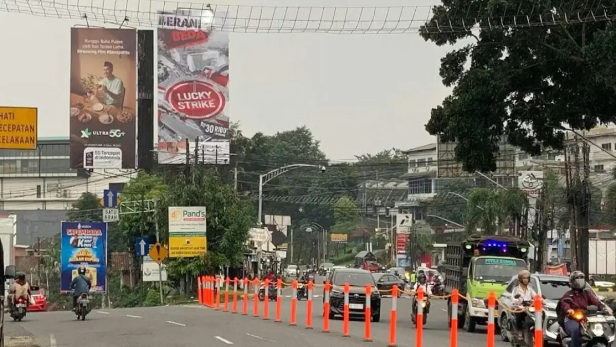 Jalan Gombel Semarang (Foto: KHAFIFAH ARINI PUTRI/JAWA POS RADAR SEMARANG