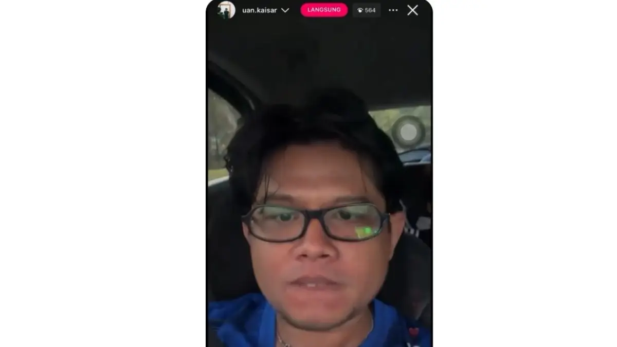 Juicy Luicy Batal Manggung di Batam, Uan Kaisar Ungkap Masalah Pembayaran Bagasi via live di Instagram.