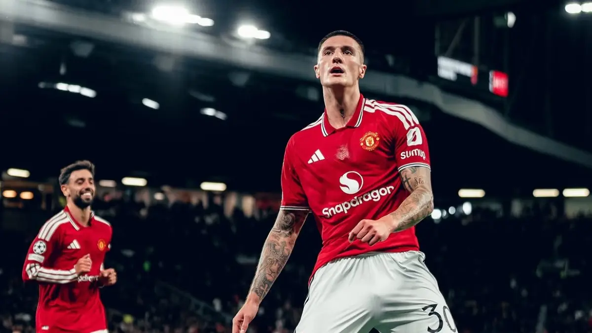 Benjamin Sesko saat MU Kembali ke Liga Champions dengan Ganas, Sabah Dihantam 4-0 di Old Trafford. (Instagram Manchester United)