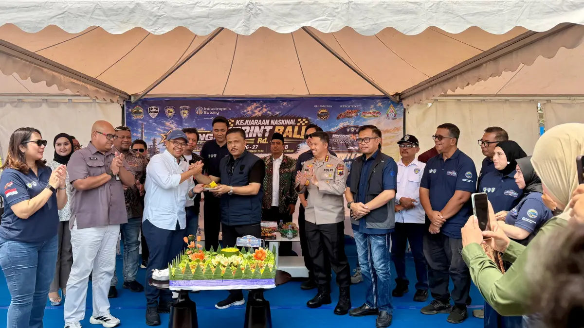 135 Pereli Ikuti Kejurnas Sprint Rally 2026 di KEK Industropolis Batang